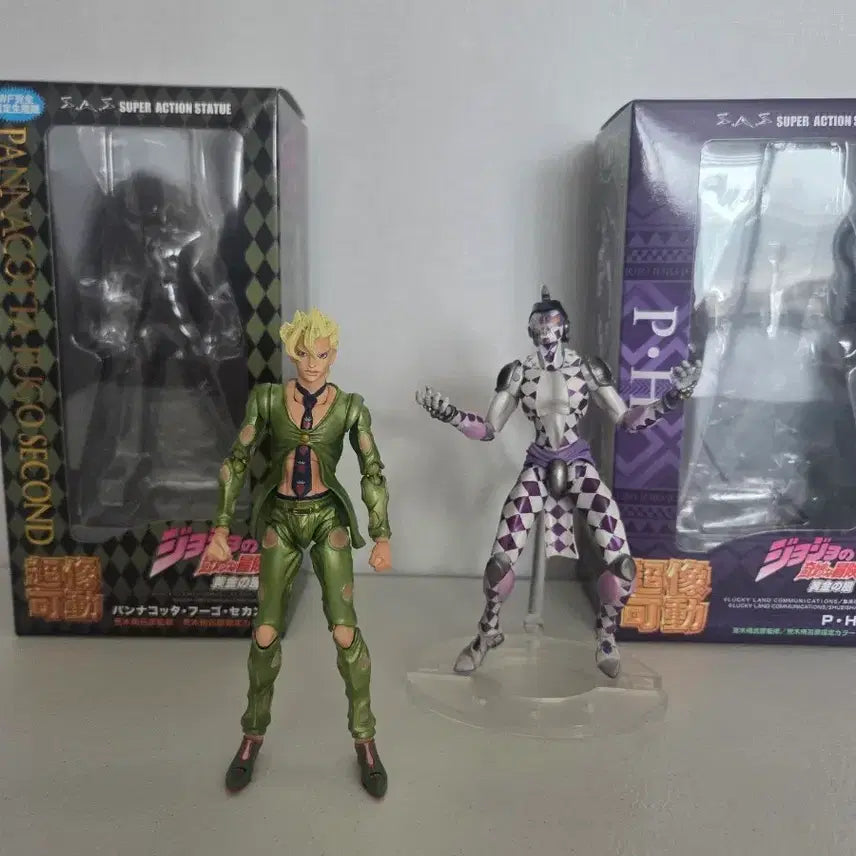 [BUNJANG] Medicos Fugo &amp; Purple Haze Figure Bundle Set / 푸고(한정판)&amp;퍼플 헤이즈 초상가동 택포34