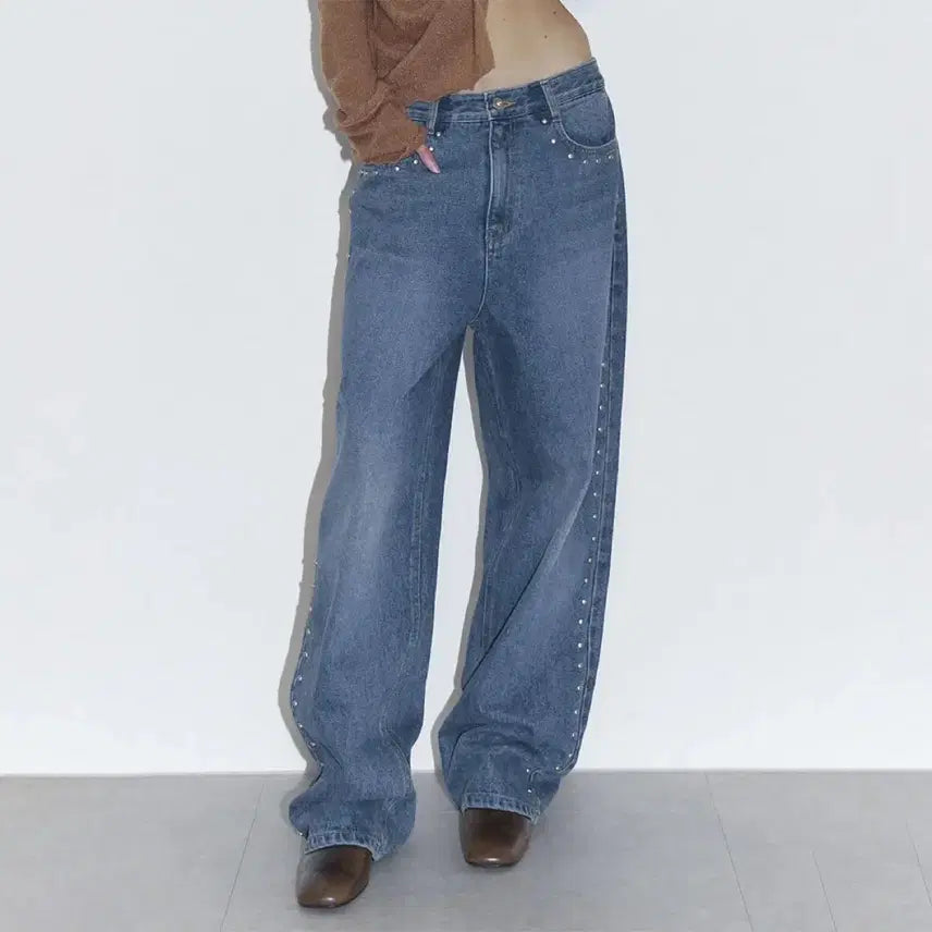 [BUNJANG] Polysuem Studded Denim 1 Size / 폴리수엠 스터드 데님 1size