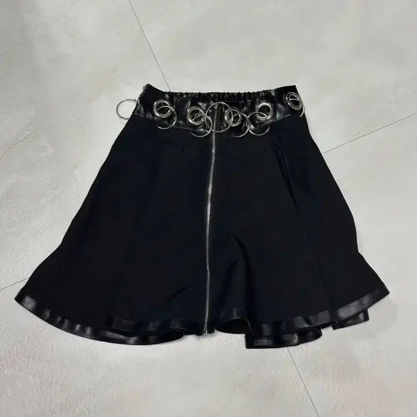 [BUNJANG] Gothic Punk Mini Skirt / 고딕 고스룩 고스펑크 스커트 고스로리 치마 매드펑크 서브컬쳐 지뢰계