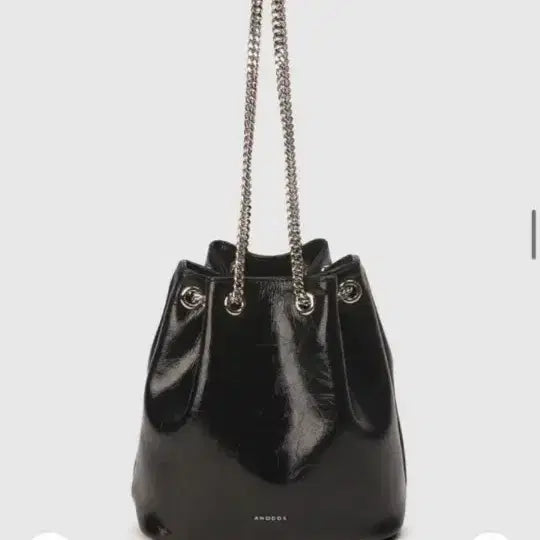 [BUNJANG] Annoz Black Chain Strap Tote Bag / 앤오즈가방(블랙색상)