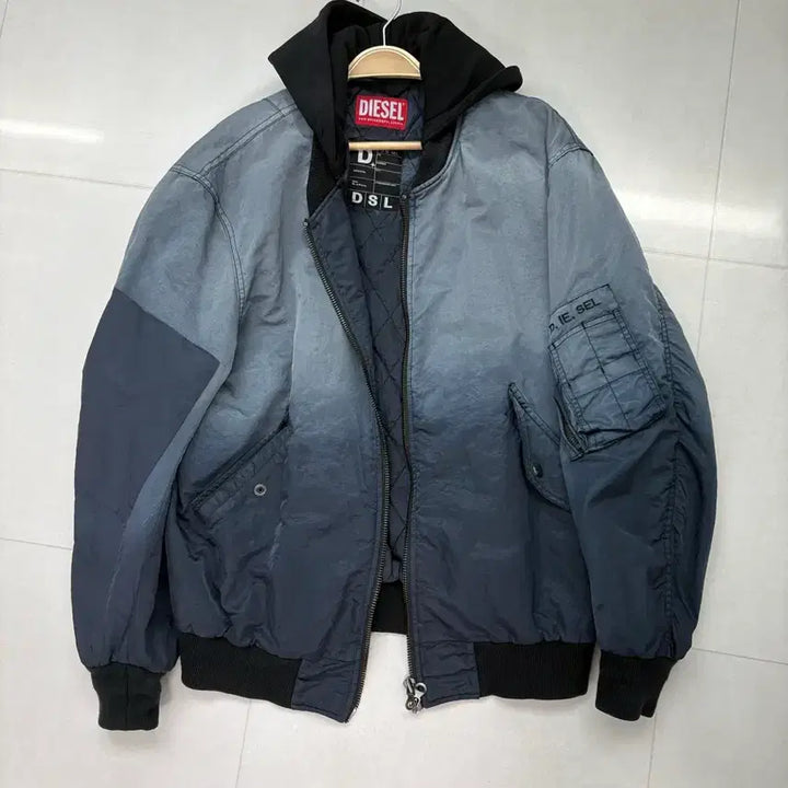 [BUNJANG] Diesel Bomber Hooded Jacket / 디젤 봄버 후드
