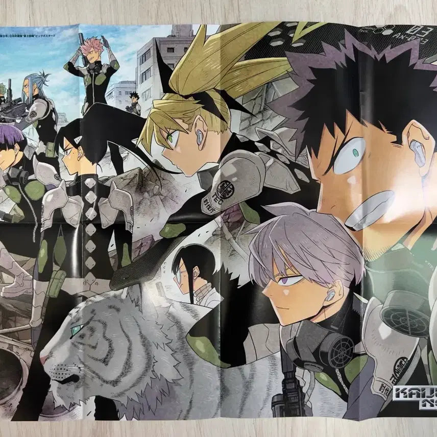 [BUNJANG] Saikyo Jump October 2025 Sakamoto Days Kaiju No. 8 Double-Sided Poster / 최강점프 2025/10 사카모토데이즈 괴수8호 포스터