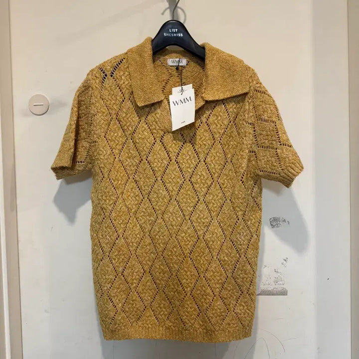 [BUNJANG] WMM Short Sleeve Knit T-shirt / 새상품 으므므 wmm 반팔니트