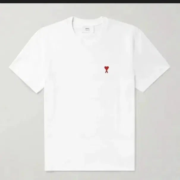 [BUNJANG] Ami Cotton Short Sleeve T-Shirt / 아미 반팔티 L
