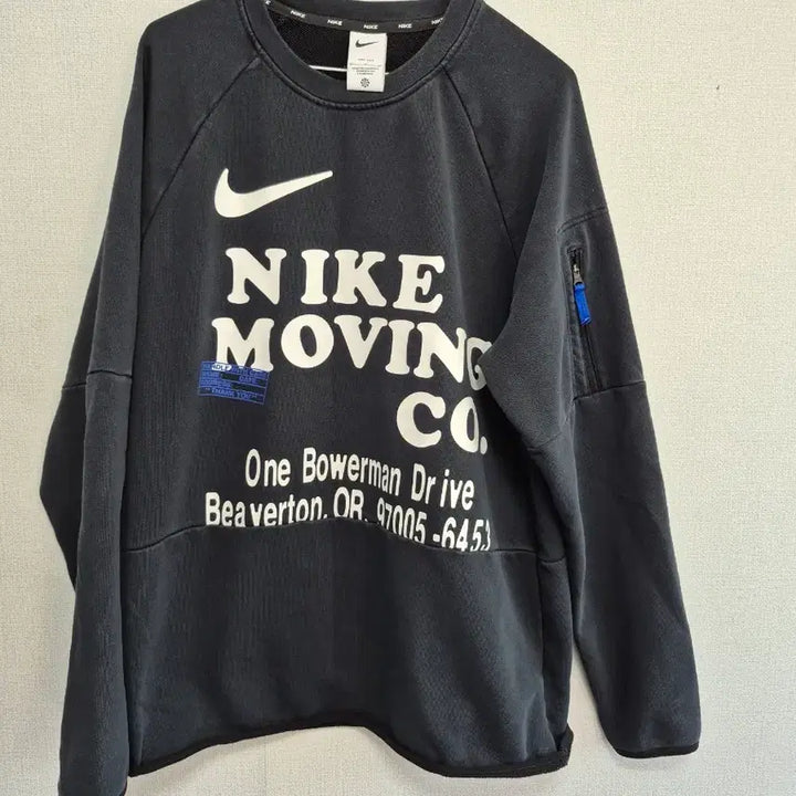[BUNJANG] Nike Moving Company Sweatshirt Black / 나이키 무빙 컴퍼니 맨투맨 블랙