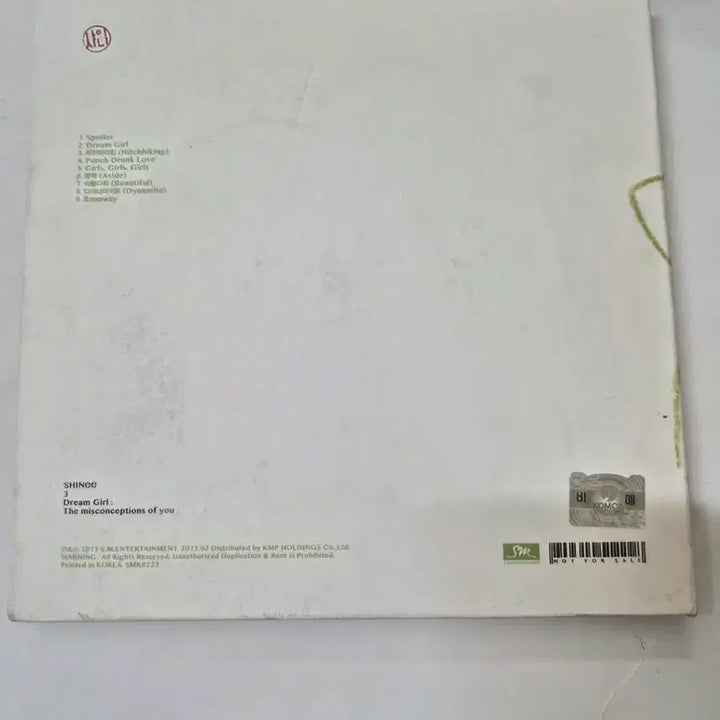 [SOLD OUT] 샤이니정규3집 전멤버 싸인cd 올려봅니다
