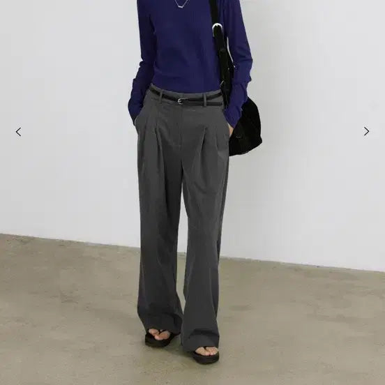 [BUNJANG] Nomellet Slacks Charcoal Size 1 / 노멜렛 슬랙스