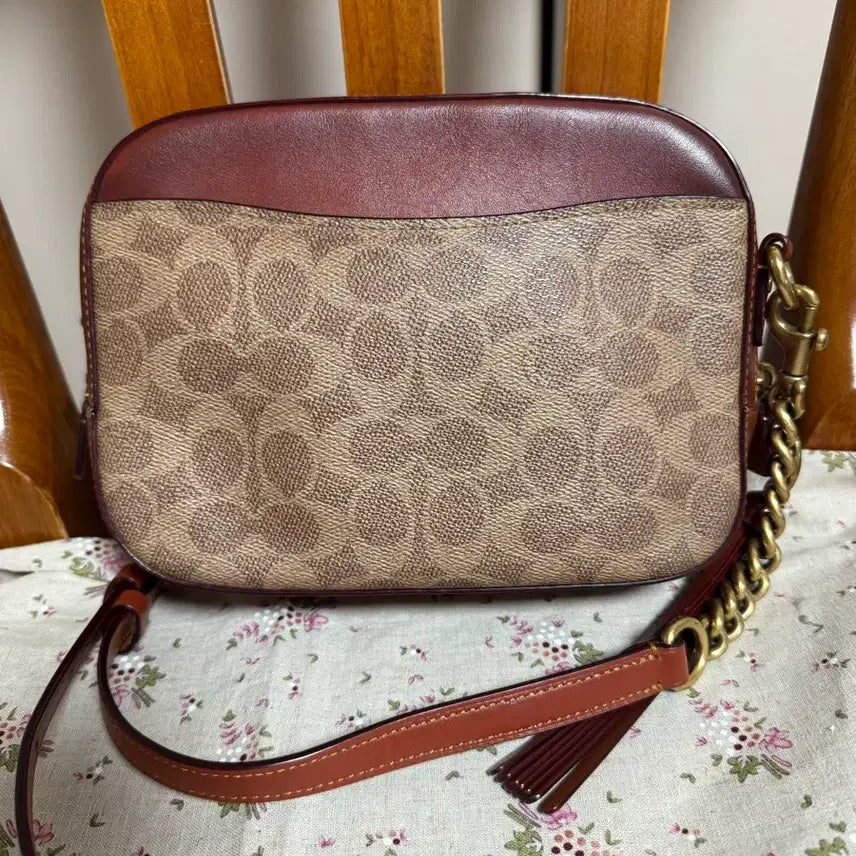 [BUNJANG] Coach Collaboration Camera Bag Crossbody Bag / 키스헤링 코치 콜라보 카메라백 크로스백 코치 가방