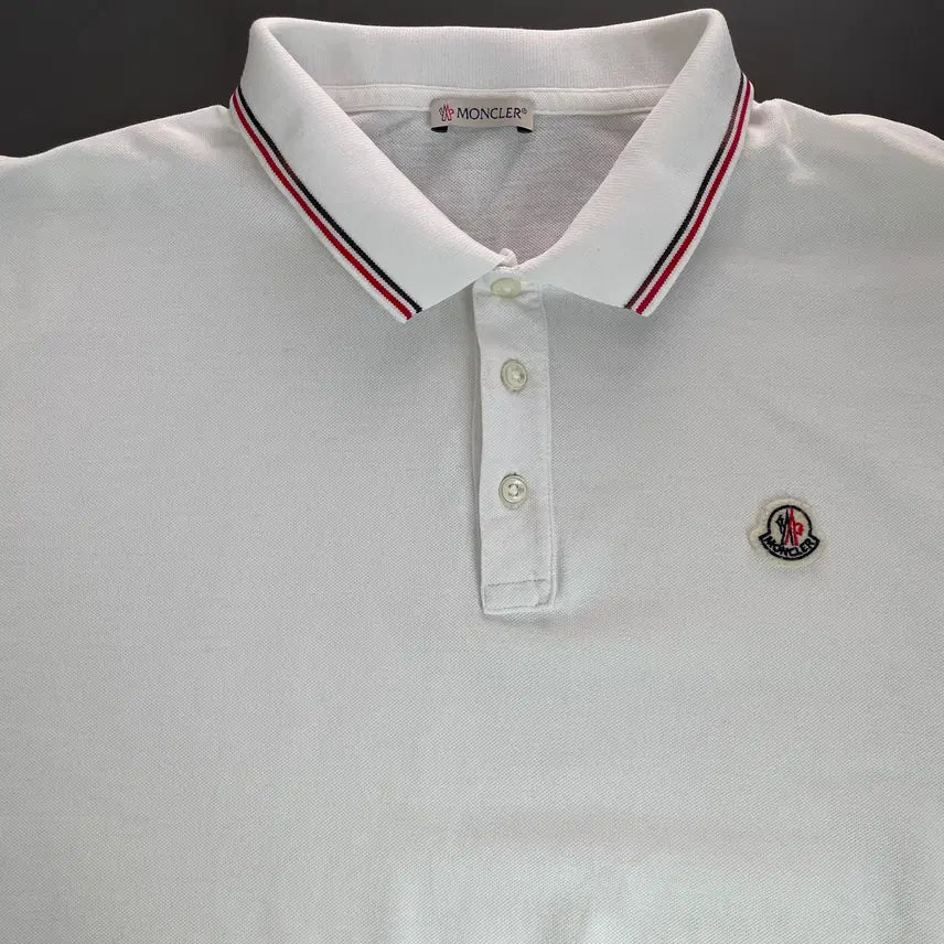 [BUNJANG] Moncler Logo Patch Polo Shirt / [XXL] 몽클레어 로고 패치 폴로 셔츠