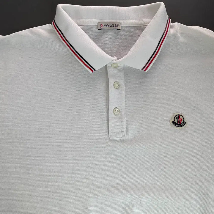 [BUNJANG] Moncler Logo Patch Polo Shirt / [XXL] 몽클레어 로고 패치 폴로 셔츠