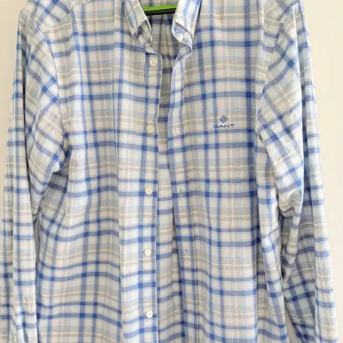 [SOLD OUT] 깔끔한 GANT 체크 남방이에요