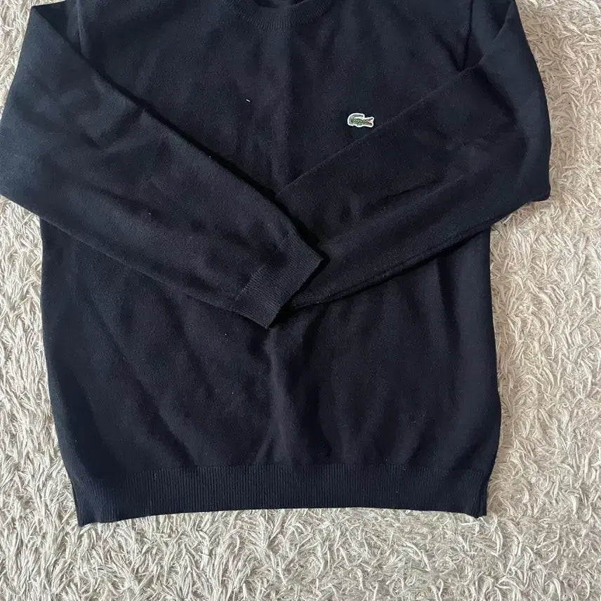 [BUNJANG] Lacoste Black Knit / 라코스테 블랙 니트