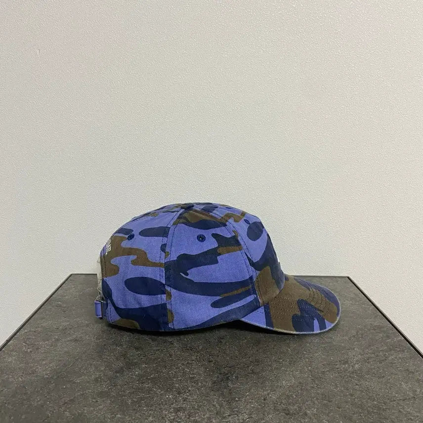 [BUNJANG] Supreme S Logo Camo Navy Ball Cap / (OS) 슈프림 S로고 볼캡 모자 카모 네이비