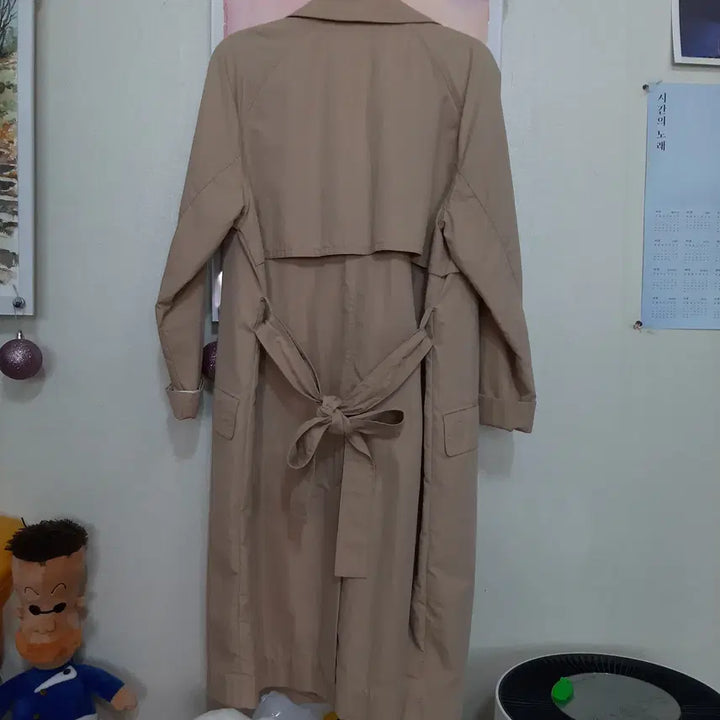 [BUNJANG] Lacoste Regular Fit Trench Coat / 라코스테 레귤러핏 트렌치 코트 90
