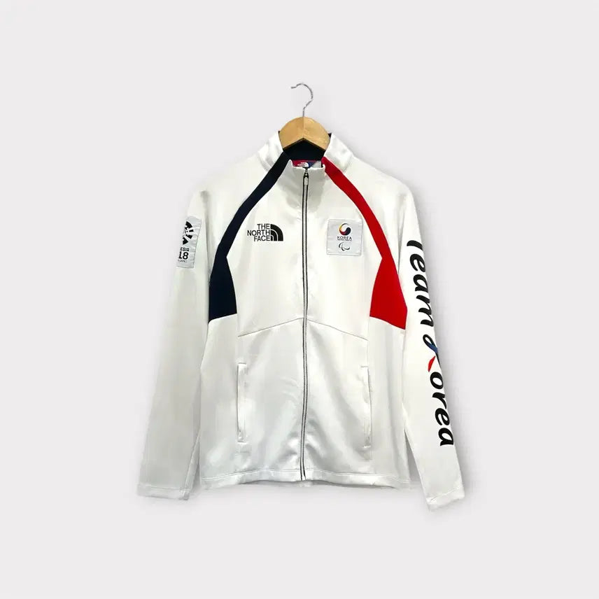 [BUNJANG] The North Face Team Korea Track Jacket White / [95] 노스페이스 팀코리아 국대 트랙 자켓 화이트