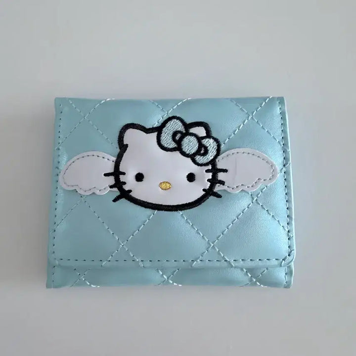 [BUNJANG] Hello Kitty Sky Blue Wallet Card Wallet / 키티 하늘색지갑 헬로키티 지갑 키티 카드지갑