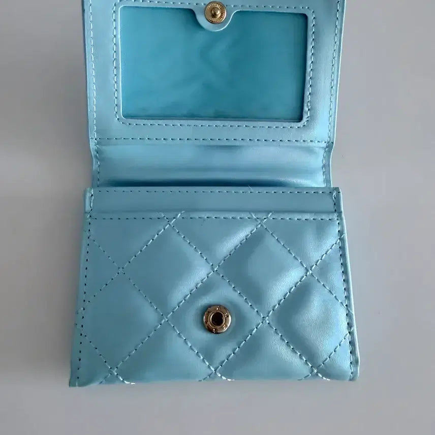 [BUNJANG] Hello Kitty Sky Blue Wallet Card Wallet / 키티 하늘색지갑 헬로키티 지갑 키티 카드지갑