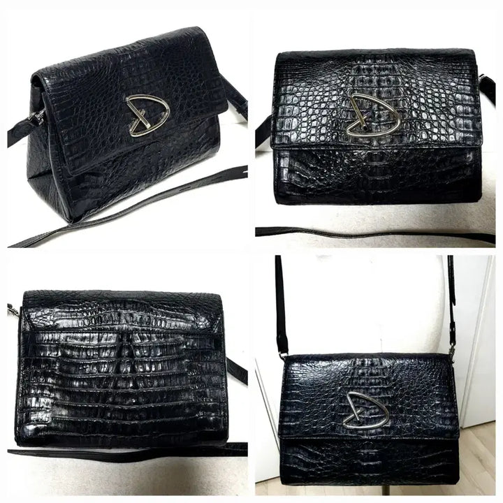 [BUNJANG] Jalmoyi Crocodile Pattern Shoulder Bag / 정품)잘모이  악어백(상태굿) 가격인하