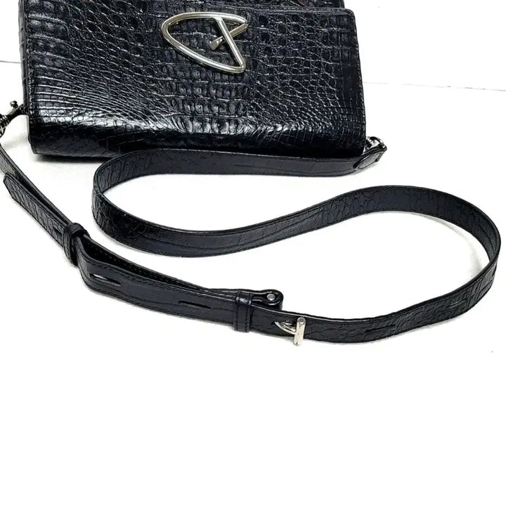 [BUNJANG] Jalmoyi Crocodile Pattern Shoulder Bag / 정품)잘모이  악어백(상태굿) 가격인하