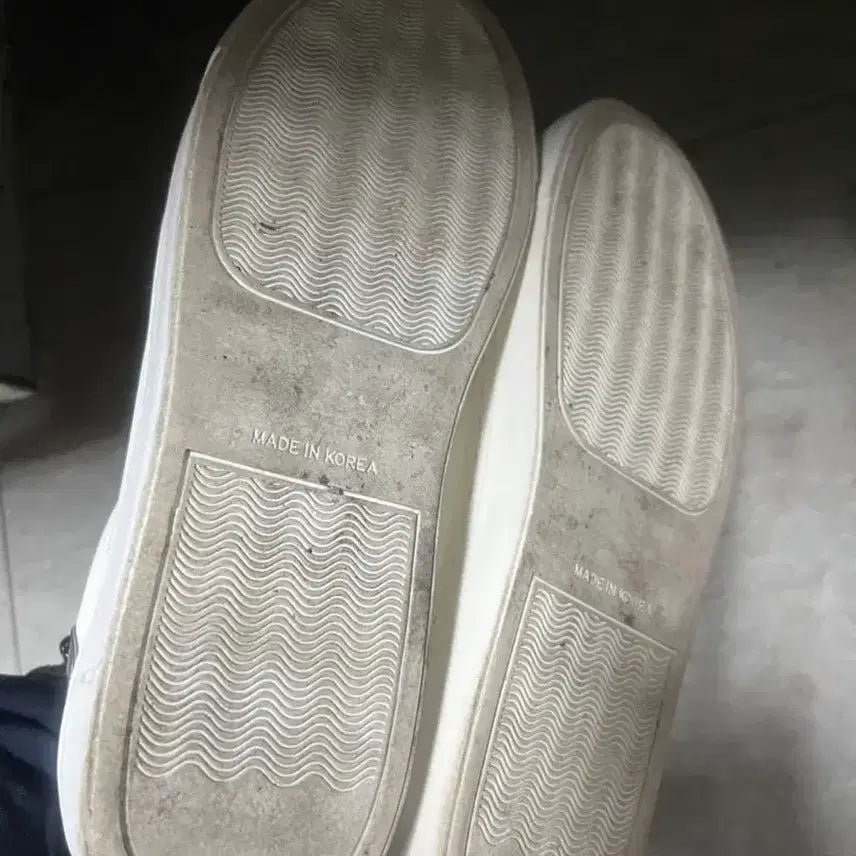 [BUNJANG] Sixfit Leather Sneakers 255 / 식스핏 소가죽 스니커즈255