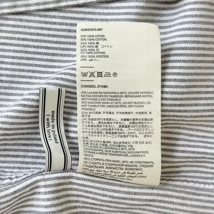 [SOLD OUT] 아미 스트라이프 셔츠 40