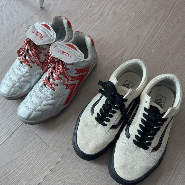 [BUNJANG] Vans Suede Ivory Low-Top Shoes / 270 반스 스웨이드 721278 아이보리 단화