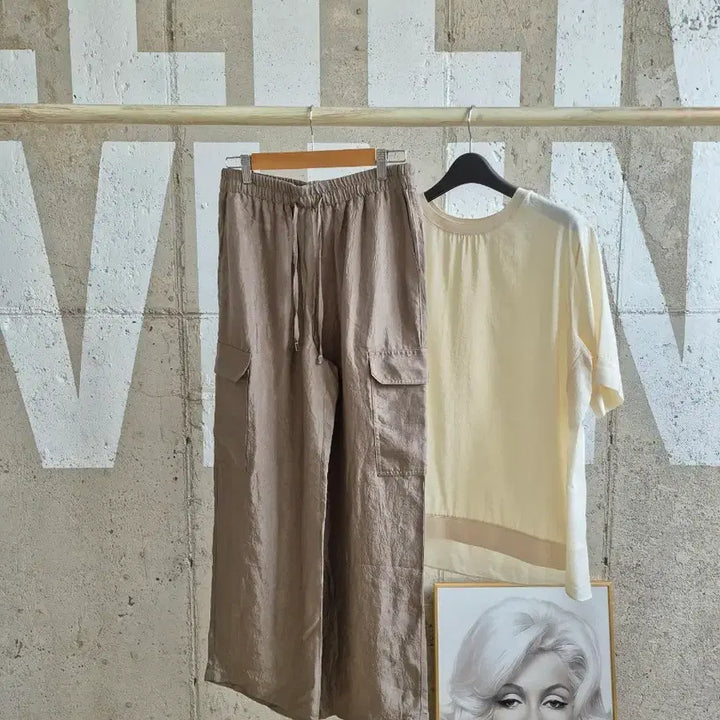 [SOLD OUT] (28~30)더엣지 카고 와이드  자글팬츠