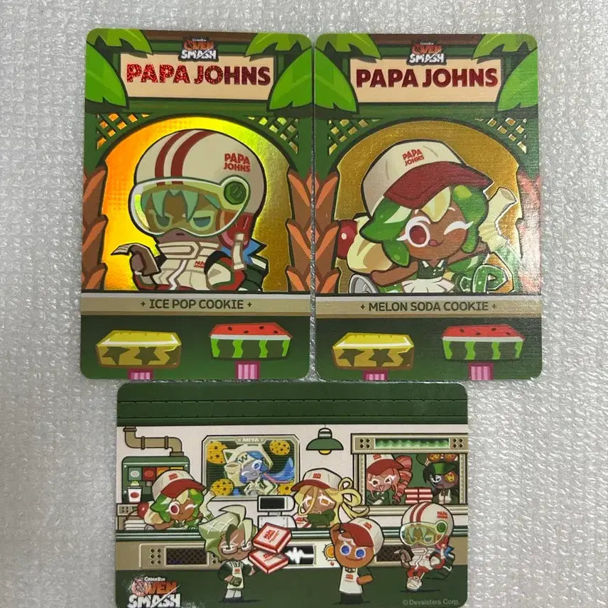 [SOLD OUT] [BUNJANG] Papa Johns Cookie Run Fruits Bomber Photocard / 파파존스X쿠키런 포토카드 후르츠봄버