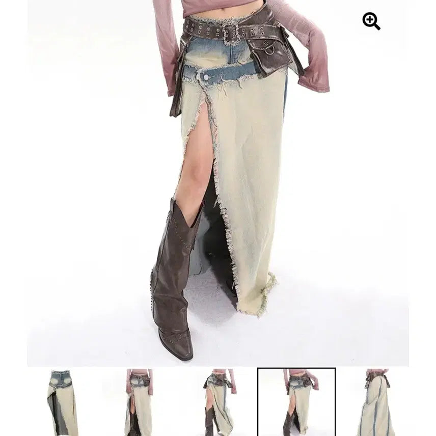 [BUNJANG] Boogzel Denim Maxi Skirt / boogzel 데님 맥시 스커트
