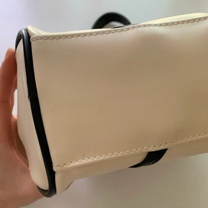 [BUNJANG] Emis Vintage Tote Bag Ivory / emis 이미스 빈티지 토트백 아이보리