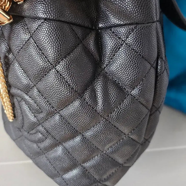 [BUNJANG] Quilted Chain Shoulder Bag / 복조리 퀼팅 체인 숄더백