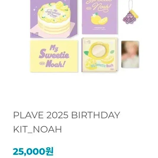 [BUNJANG] PLAVE 노아 2025 생일 키트 미개봉 / 플레이브 노아 2025 생일 키트 미개봉