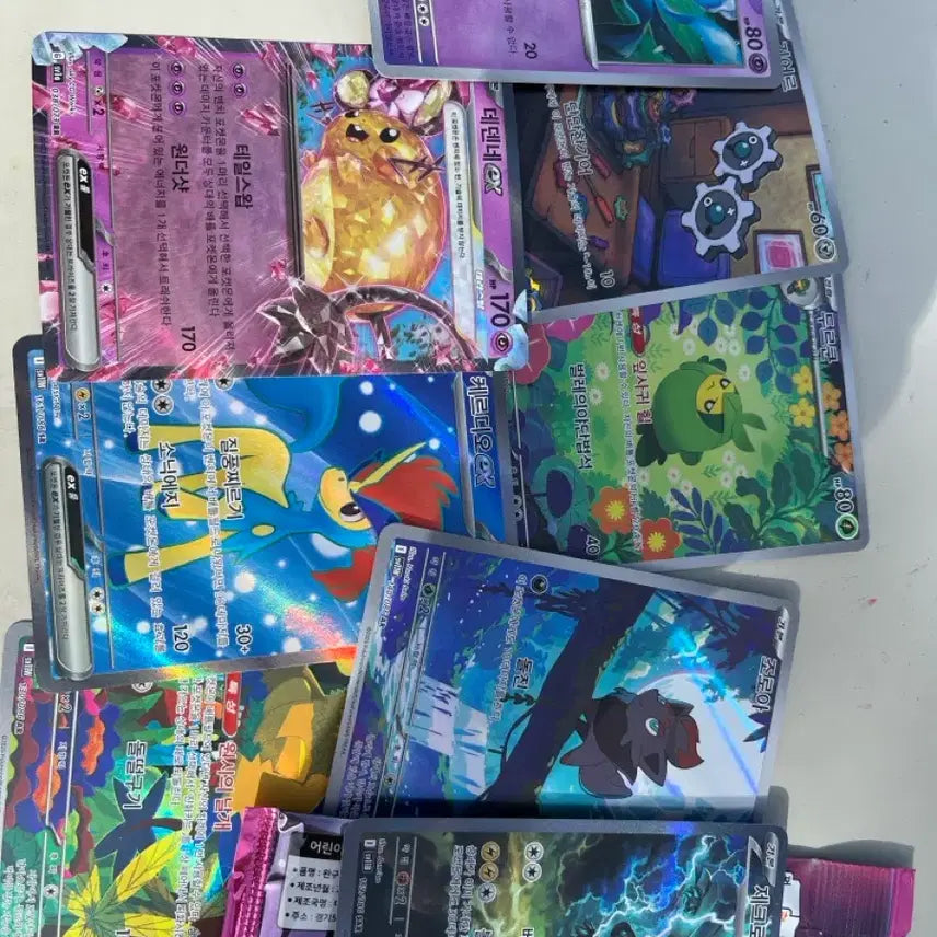 [BUNJANG] Zacian SAR EX &amp; Ditto SR, AR 4, Master Ball 1 / 제크로무 SAR EX + 이상한 SR,AR 4개, 마스터볼 1개
