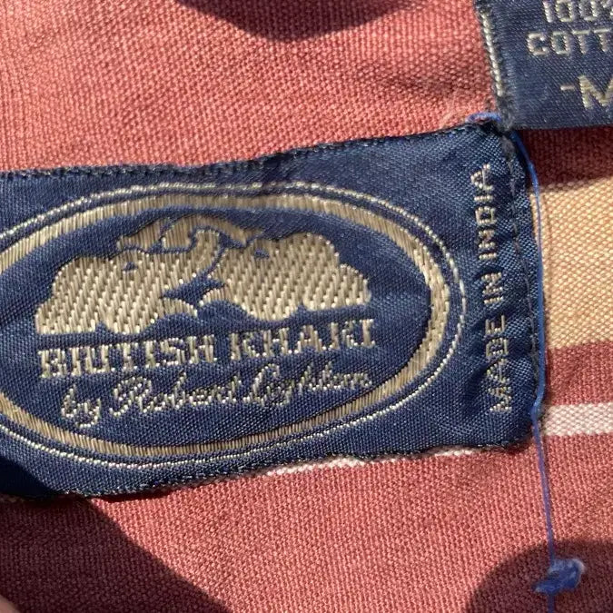 [BUNJANG] BRITISH KHAKI 빈티지 스트라이프 패턴 셔츠 / BRITISH KHAKI 빈티지 스트라이프 패턴 셔츠