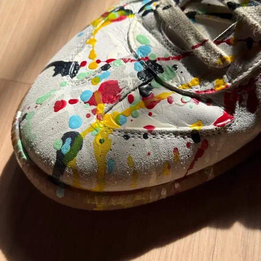 [BUNJANG] Maison Margiela Replica Paint Drop Sneakers / 메종 마르지엘라 레플리카 페인트 드롭 스니커즈