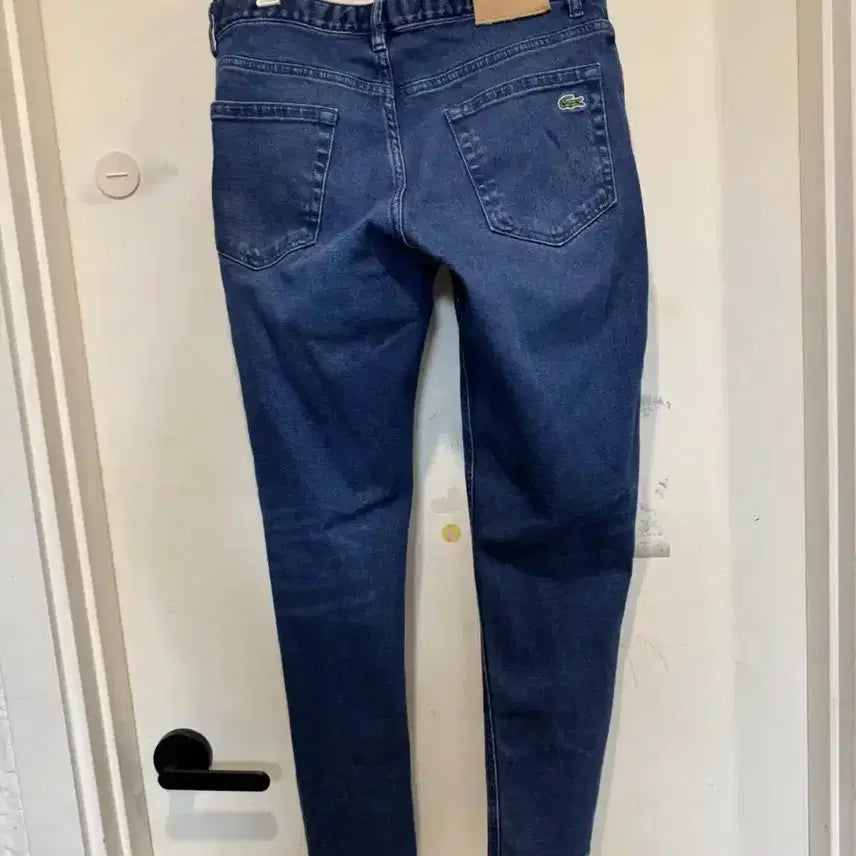 [BUNJANG] Lacoste Tapered Denim Pants / 라코스테 테이퍼드 데님 팬츠