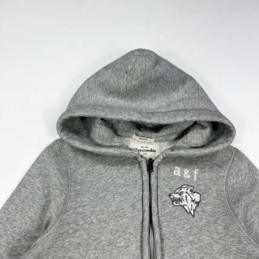 [SOLD OUT] (걸즈XL) 아베크롬비 og 걸즈 y2k 슬림핏 후드집업 그레이