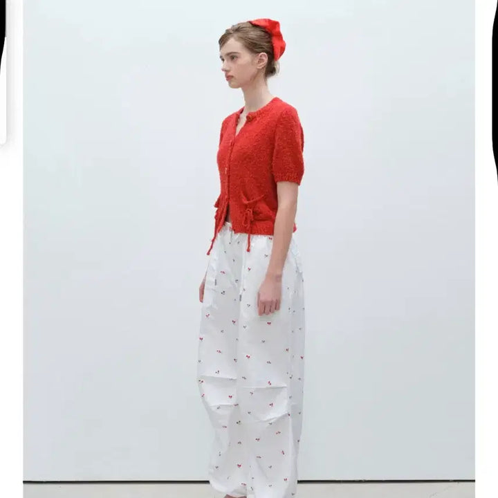 [BUNJANG] The Oyu Cherry Pattern Jogger Pants / 더오유 체리 조거 팬츠