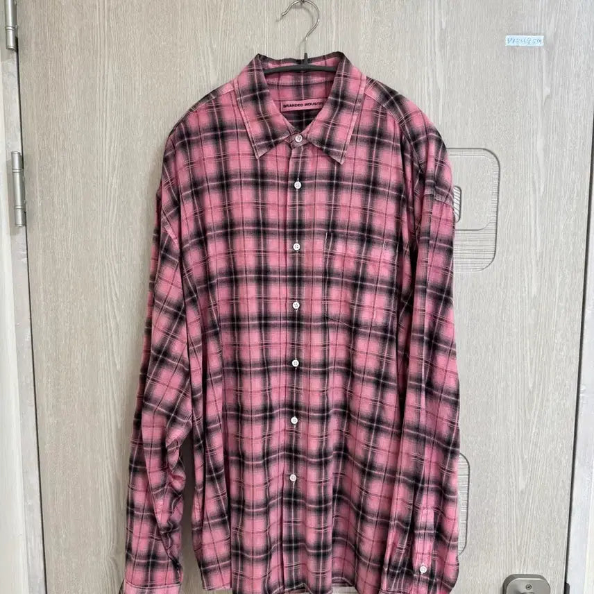 [BUNJANG] Branded All Day Checkered Shirt - Pink (Size M) / [M] 브랜디드 올데이 체크 셔츠 다이드 핑크