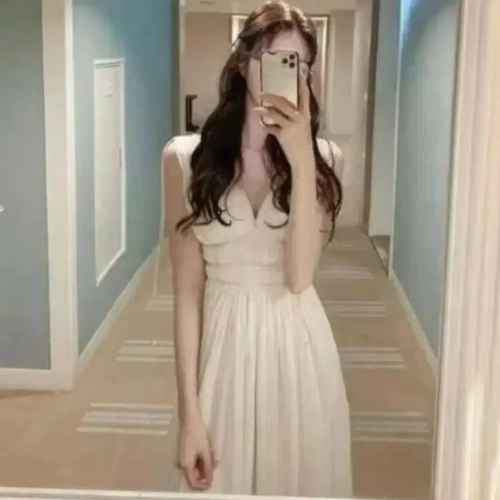 [BUNJANG] La Belle Blanc Daphne Dress - M Size / 라벨르 블랑 ( 다프네 드레스 M )