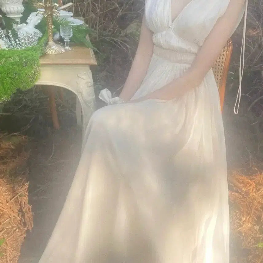 [BUNJANG] La Belle Blanc Daphne Dress - M Size / 라벨르 블랑 ( 다프네 드레스 M )