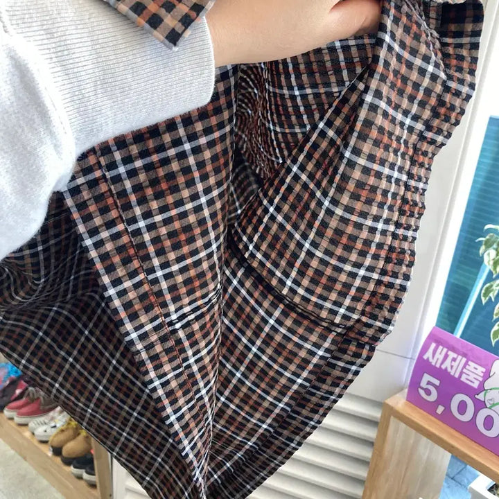 [SOLD OUT] 닥스 반팔 체크 셔츠 2XL(110) DAKS Summer Shirt
