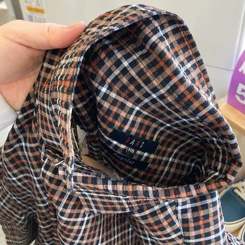 [SOLD OUT] 닥스 반팔 체크 셔츠 2XL(110) DAKS Summer Shirt
