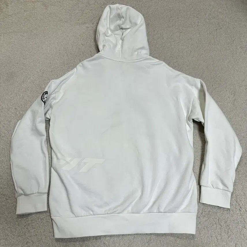 [BUNJANG] Dynafit White Logo Patch Hoodie L / 다이나핏 화이트 로고 패치 후드티 기모 L 100