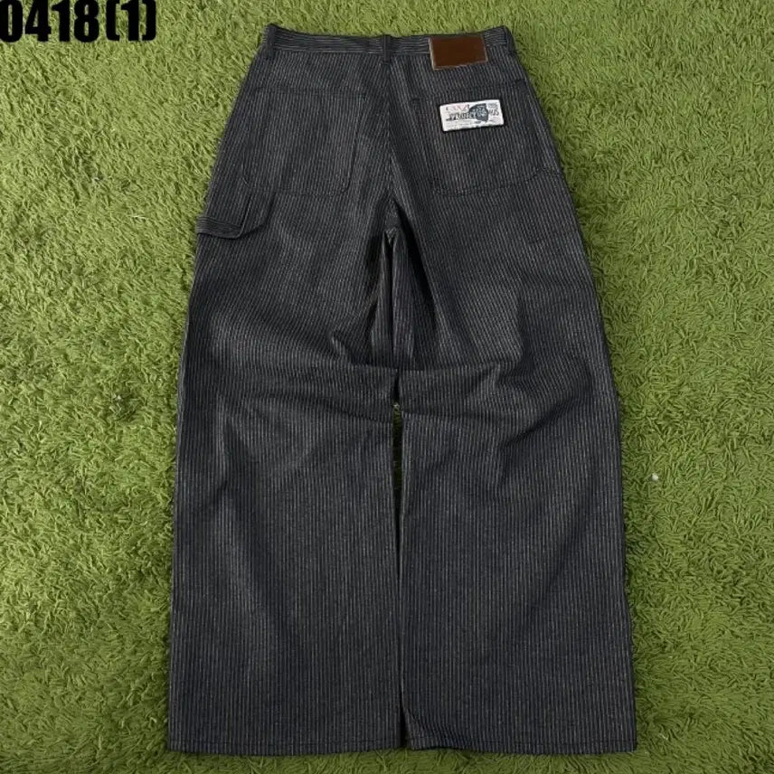 [SOLD OUT] OHNIW 스트라이프 와이드 바지 팬츠 30 L