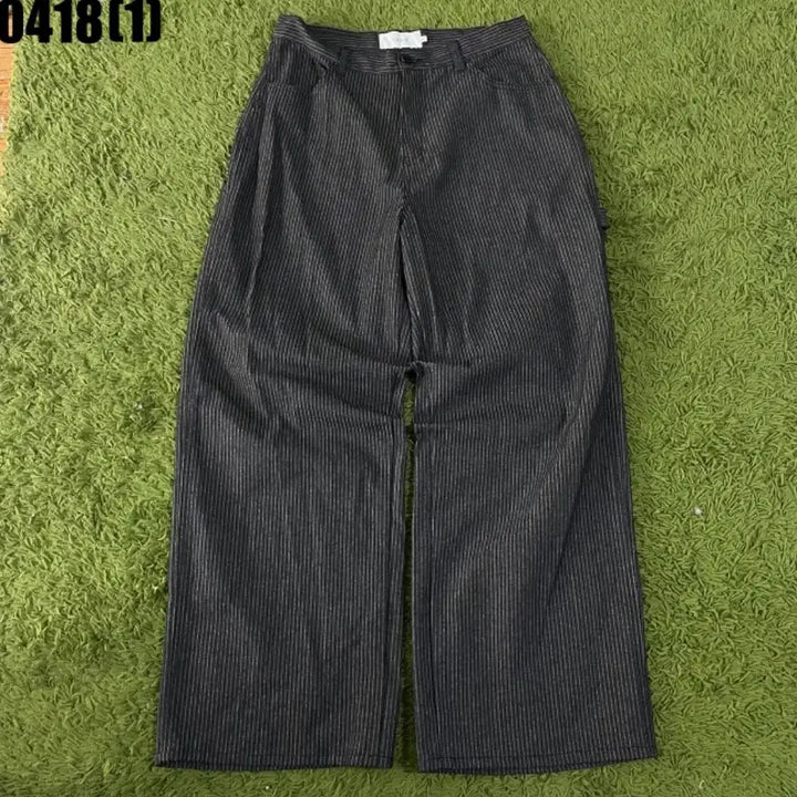 [SOLD OUT] OHNIW 스트라이프 와이드 바지 팬츠 30 L
