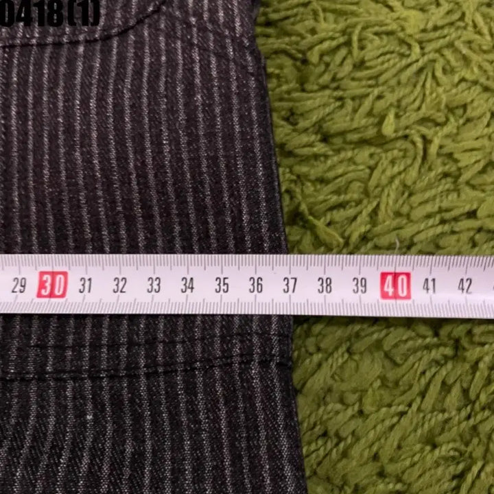 [SOLD OUT] OHNIW 스트라이프 와이드 바지 팬츠 30 L