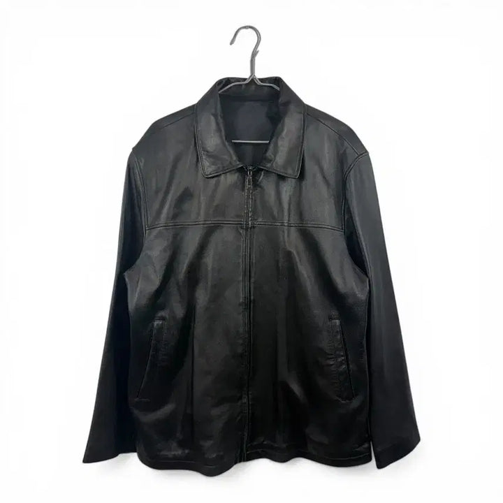 [BUNJANG] Red Rex Leather Jacket (Black) / (110) Red Rex 양가죽 레더 자켓 블랙