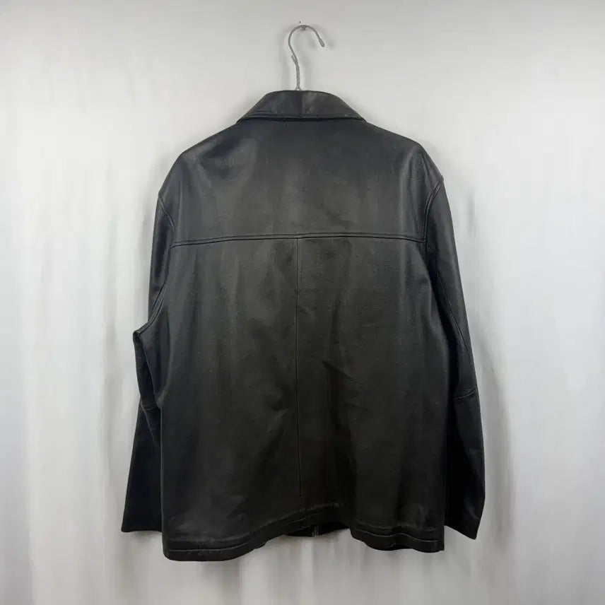 [BUNJANG] Red Rex Leather Jacket (Black) / (110) Red Rex 양가죽 레더 자켓 블랙