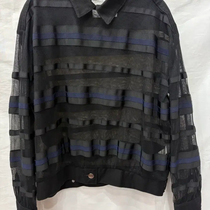 [BUNJANG] Sacai Black Mesh Blouse / 사카이 블랙 메쉬 블라우스 2/66사이즈(정품)